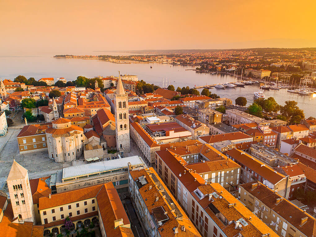 Zadar from Air